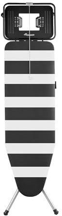 Tabla de Planchar Rolser K-Tres - Lido Blanco y Negro - 120x38 cm