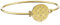 Michael Kors MK geätzt Monogramm Top Tension Armreif Armband, gold, Einheitsgröße