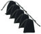 SmartDealsPro Set of 5 3.5 x 5 Durable Velvet & Satin Carry Bag w/Drawstring for Dice Jewelry Gift Packaging by Smartdealspro