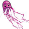 CIM Oktopus Drachen - Krake DRAKI Lilly - Einleiner Flugdrachen für Kinder ab 3 Jahren - 25x160cm - inkl. Drachenschnur