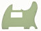 KAISH Humbucker Plektrumschutz für Telecaster/Telecaster, 8 Löcher, hergestellt in den USA/Mexiko, Mintgrün