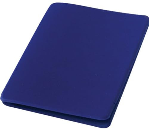 agendepoint.it - Porta card carte di credito e tessere magnetiche 2 tasche blu 2 pezzi in morbido tessuto gommoso