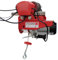 CROSSFER - Verricello elettrico con carrello HDGD-300, capacità di sollevamento 150/300 kg, con telaio da 12 m, corda in acciaio da 230 V
