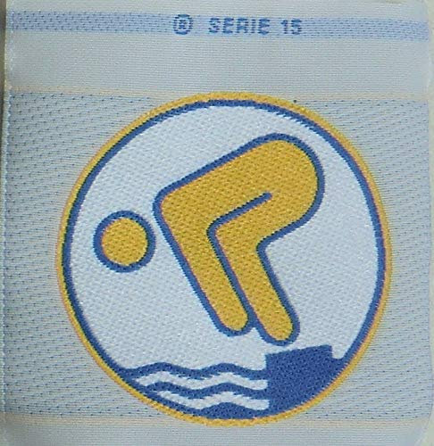 Erlebe Wasser Gold Abzeichen Schwimmabzeichen Jugend Stoffabzeichen