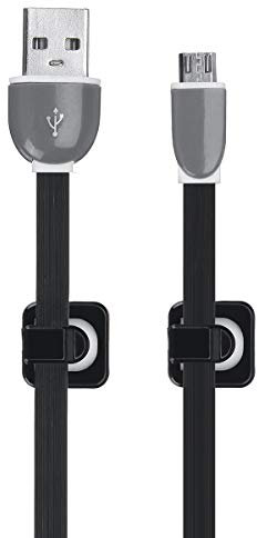 JenNiFer 18 Stücke Rechteck Auto Draht Clip USB Kabel Befestigungen Festklemme Selbstklebend - Blau