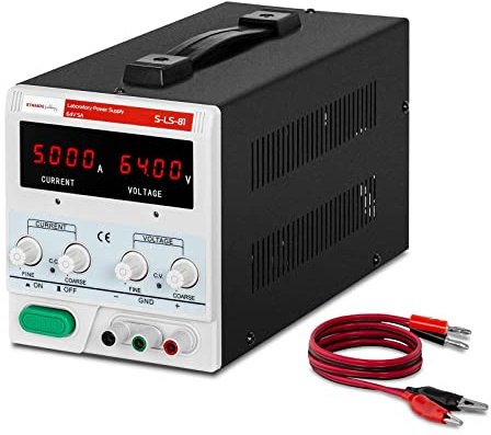 Stamos Soldering S-LS-81 Labornetzgerät 0-64 V 0-5 A DC 320 W LED-Display Labornetzteil Netgerät Netzteil