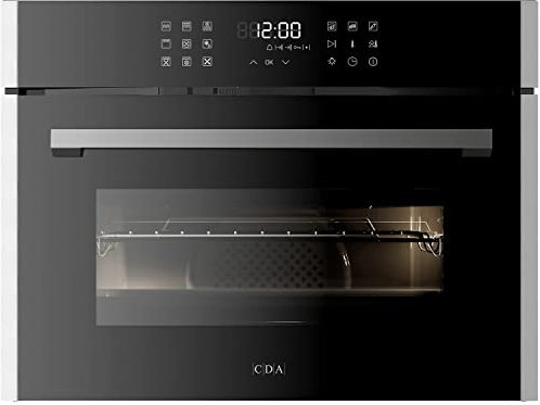 CDA 40L Compact Built in Combination Microwave Oven - Stainless Steel