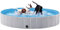 Yaheetech Hundepool für Hunde, Swimmingpool 100/120/140/160 x 30 cm, Hund Planschbecken Schwimmbecken, Faltbarer Pool Badewanne Wasserbecken, Klappbares Haustier-Duschbecken