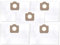5x Sacs pour Aspirateur classe du Filtre M pour Titan TTB 431