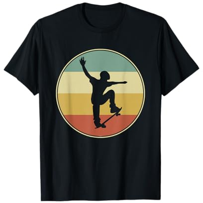 Skater Skateboard Retro Skateboarder T-Shirt