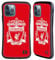 Head Case Designs Officially Licensed Liverpool Football Club Red 2 Crest 1 Hybrid Case Compatible With Apple iPhone 12 / iPhone 12 Pro