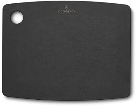 Victorinox Cutting Board S (29.2 x 22.8 x 0.6), Chopping Board for Carving Meat or Vegetables, Dishwasher Safe, Black