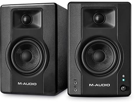 M-Audio BX4 BT - Casse Attive Monitor Bluetooth da Studio con woofer da 4,5” e 120 W di potenza per PC, musica, gaming, streaming, podcasting e Djing, Coppia