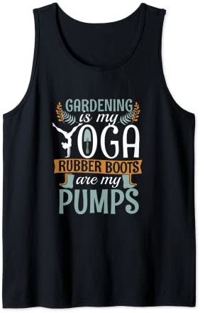 Vintage Gartenarbeit Is My Yoga Gummistiefel, zum Pflanzen Tank Top