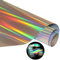 Holographic Htv Reflective Rainbow Heat Transfer Vinyl Silver HTV Vinyl Rolls 10 Inch x 6 Feet Iron on Vinyl for Cricut, T-Shirts DIY Design, Silhouette Cameo & Heat Press Machine