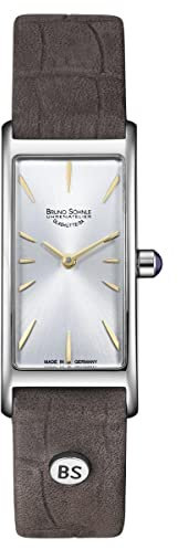 Bruno Söhnle Unisex Analog Quarz Uhr mit Kalbsleder Armband 17-23088-243