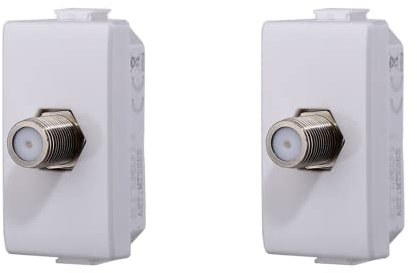 2 pcs Presa TV SAT Satellitare, Compatibile Con Bticino Matix