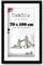 TradeZilla | Engineered MDF Wood Frame (70 x 100 cm) With 914.4 x 609.6 mm White Mount Wall Mounted | 40X28 Inch Picture, Certificate Display Frame for Home & Office [ Black ]