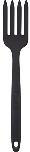 BESTonZON Tenedor Flexible De Silicona Mezclar Puré Raspar Pasta Tenedor Cocina De Cocina Mezclar De Fideos Espagueti Cuchara Servidor Batidor para Uso En La a