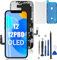 ZOETEC For iPhone 12/12 Pro Screen Replacement Hard OLED (Not LCD) Touch Display Digitizer Assembly with Repair Kits