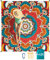 WERNNSAI Stranddecke - 210x200 cm Mandala Sandfrei Strandmatte Groß Leichte Wasserdicht Sanddicht Campingdecke mit 4 Erdspieße für Strand Camping Wandern Picknick Reisen