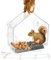 Squirrel-I-View Fenster Eichhörnchen Futterstation - Saugnapf-Futterstation für Eichhörnchen