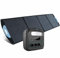 ADKL Tragbare Powerstation Lifepo4,Solargenerator mit 200W Solarpanel, 230V mobile Stromversorgung mit TYPE-C USB-A Schnellladeanschluss Power Station für Notfall Camping Freien Garten (1200W)