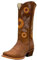 higyee Stivali Western Da Donna - Stivali Da Cowboy Ricamati Girasole Da Donna | Stivali Da Cowboy Western Da Donna Con Tacco Alto | Stivali Da Cowgirl Western Retrò A Metà Polpaccio