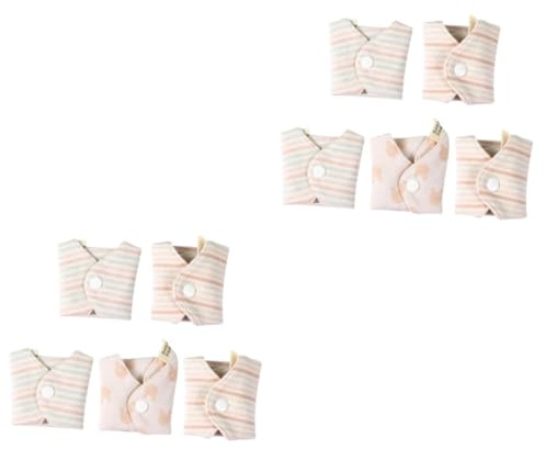 Gatuida 10pcs Reusable Sanitary Pads Cotton Washable Panty Liners for Women Always Sanitary Towel Pad Capacity Random Style
