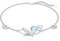Flpruy Schmetterling Armband für Damen 925 Sterlingsilber Damenarmband Mondstein Armbänder Verstellbarer Strandschmuck Geburtstagsgeschenke für Mädchen Freunde