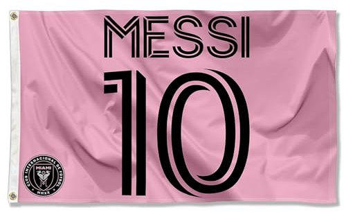 Inter Miami CF Messi Player Logo 90 x 150 cm Banner Flagge