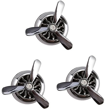 Gatuida 3piezas Difusor De Fragancia Para Coche Bálsamo De Aire Acondicionado Perfume Negro Té Instalación Rápida Ruido Para Vehículos y Relajación Mientras Conduces