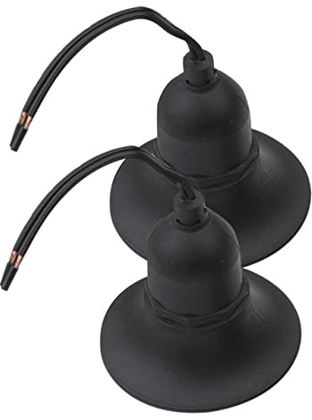 VILLFUL 2Pcs Light Socket High Temperature Resistant Lamp Holder for Outdoor Use Easy Installation Corded Bulb Socket for Residential Commercial Lighting