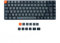 Keychron K3 Clavier Mécanique sans Fil Ultra-Mince, Clavier Bluetooth/USB 75% Design avec Rétro-éclairage Blanc, Commutateur Optique Bleu à Bas Profil Remplaçable à Chaud pour Mac Windows