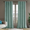 Deconovo 100% Vollverdunkelung Vorhänge Blickdichter Gardinen mit Ösen für Schlafzimmer Velvet Curtains Samt Blackout Vorhang Kälteschutz Dicke Thermovorhang, 180x140cm(HöhexBreite), Blau, 2er Set
