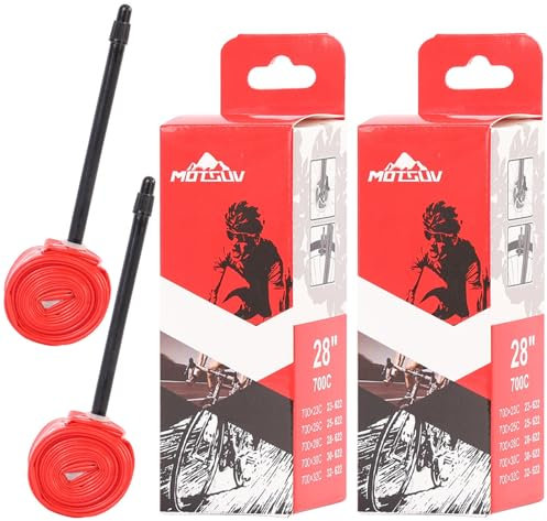 Biglumin 2pcs 65mm Camara Bicicleta Carretera 700x18-32C Cámara de Aire Ligera de Boca Francesa de tubolito Carretera Camaras de Aire 700 Camara Bici Carretera 700 Camara Bici Ultraligera 33g (65mm)