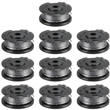F016800569 Grass Trimmer Spool, Strimmer Wire Replacement Spool for Bosch Easy Grass Cut 18V-230, 18V-26, 18V-260, 18, 18-230, 18-26, 18-260, Easy Grass Cut 23, 26 and ART 23 SL, 26SL (Spool *10)