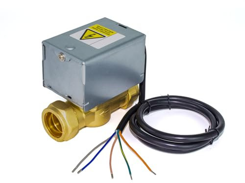 Kudos-Trading 2 Port or 3 Port 22mm or 28mm Motorised Zone Valve Powerhead Replacement for V4043H1056 V4043H1106 V4043H1007 V4043H1080 V4043C1156 (2 Port 28mm Zone Valve)