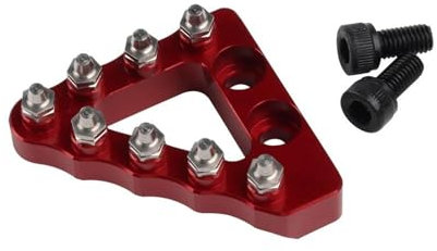 FRTRGVUVXP Für Beta 125 200 250 300 350 390 400 430 450 RR RS RRS 2T 4T Motorrad Bremspedalplatte Hinten Schalthebelspitze(Red)