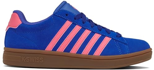 K-Swiss Court Tiebreak II SDE Damen Leder Sneaker Schuhe 99492-480-M Blau | Der Court Tiebreak II SDE erhält ein subtiles Makeover, abgerundeter Zehenkappe und vielseitigem Style.