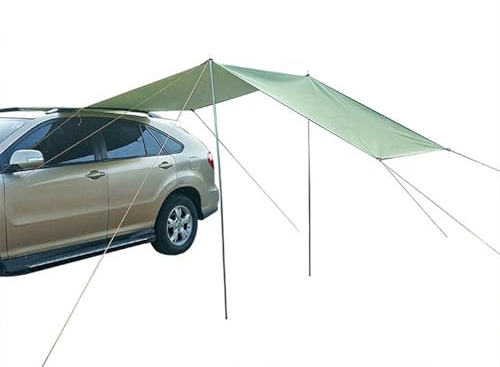 WACDXST Heckzelt Sonnensegel Auto, für VW Caddy 3 2003-2025 Wasserdichtes SUV Heckklappenzelt Leichtes Camping Vorzelt Campervan