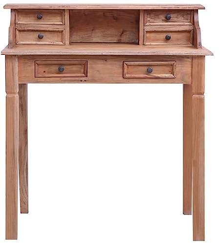 Fengshui Sekretär Massiv Altholz 90x50x101 cm