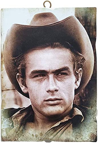 KUSTOM ART Bild im Vintage-Stil von James Dean aus der Kollektion Druck auf Holz 40 x 30 cm