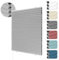 HOMEDEMO Wabenplissee Plissee ohne Bohren Klemmfix Verdunklung Thermo Zweifarbig 90 x 130cm(BxH) HellGrau, Faltrollo 100% Blickdicht, Sonnenschutz & Schallschutz Faltrollo für Fenster & Tür