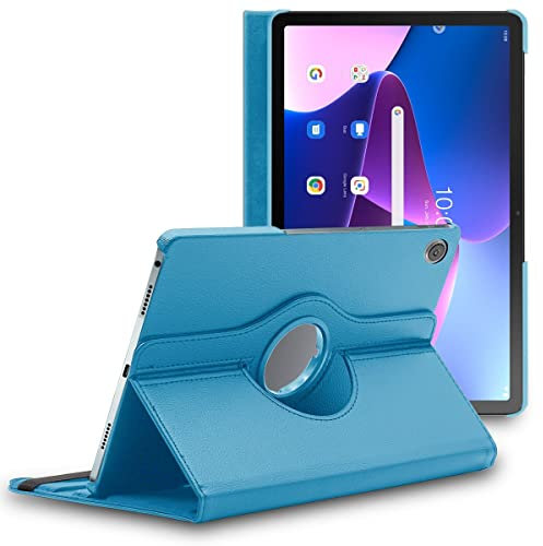 ebestStar - Cover per Lenovo Tab M10 Plus 10.6 (Gen 3), Custodia Protezione Rotazione 360, Pelle PU, Blu