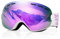 EXP VISION Snowboard Skibrille für Herren Damen Jugend, 100% UV400 Schutz Anti Beschlag über der Brille Winter Schneebrille mit sphärischer abnehmbarer Scheibe (lila)