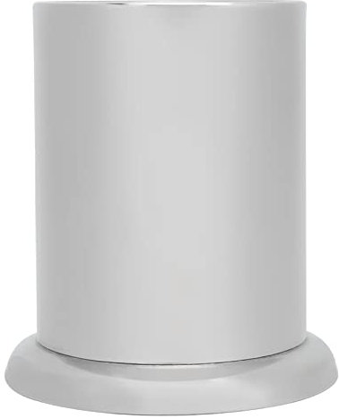 Xcello Dispensador de Pajitas, Soporte para Pajitas de Acero Inoxidable, Dispensador de Soporte para Pajitas Versátil para Palillos de Cocina, Pajitas, Cucharas y Tenedores(Large-Plata)