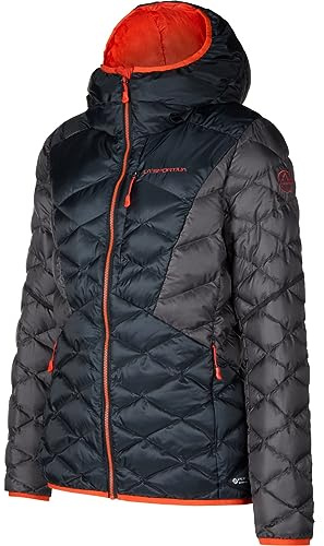 LA SPORTIVA Damen Pinnacle Down Jacke, black-cherry tomato, S