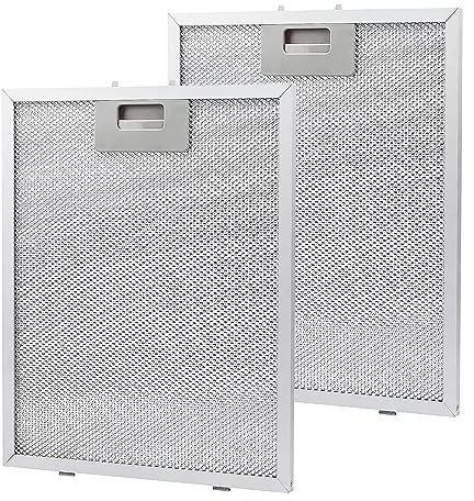 Metallfettfilter für Dunstabzugshaube, Filter Dunstabzugshaube, Fettfilter Dunstabzugshaube Ersatz, Fettfilter mit Metallgitter für Küchenabzugshauben