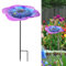 Bee Cups for Thirsty Pollinators - Glass Marble Bee Feeder & Watering Station for Garden Decorations